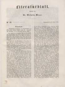 Literaturblatt, 1848, Sonnabend, 10. Juni, Nr 41.