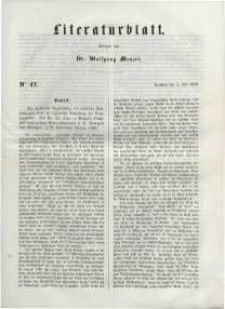 Literaturblatt, 1848, Dienstag, 4. Juli, Nr 47.