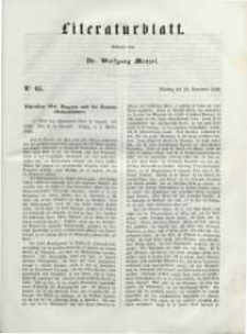 Literaturblatt, 1848, Dienstag, 12. September, Nr 65.