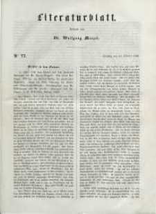 Literaturblatt, 1848, Dienstag, 31. October, Nr 77.