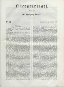 Literaturblatt, 1848, Sonnabend, 18. November, Nr 82.