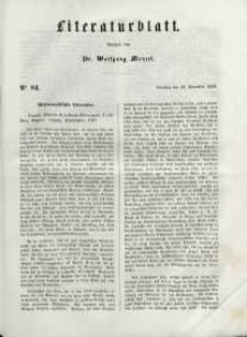 Literaturblatt, 1848, Dienstag, 28. November, Nr 84.