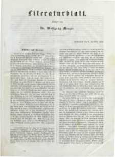 Literaturblatt, 1848, Sonnabend, 9. Dezember, Nr 87.