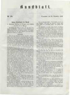 Kunstblatt, 1848, Sonnabend, 25. November, Nr 58.
