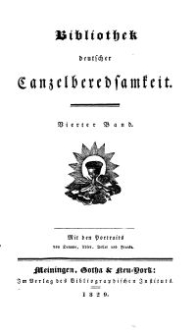 Bibliothek deutscher Canzelberedsamkeit, Bd. 4