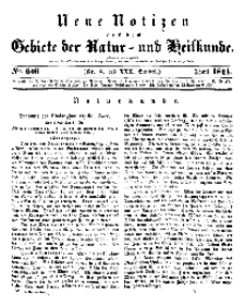 Neue Notizen aus dem Gebiete der Natur- und Heilkunde, 1844 (Bd. XXX, nr 8), April - No 646