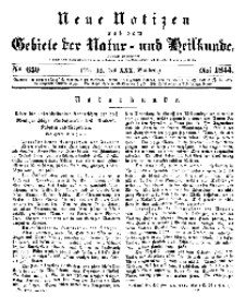 Neue Notizen aus dem Gebiete der Natur- und Heilkunde, 1844 (Bd. XXX, nr 12), Mai - No 650