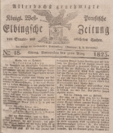 Elbingsche Zeitung, No. 18 Donnerstag, 3 März 1825