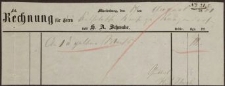 Rechnung (14.08.1860 r.)