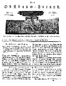 Der Obstbaumfreund, Jg.VI, 23. März 1833, No 12.