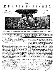 Der Obstbaumfreund, Jg.VI, 13. April 1833, No 15.