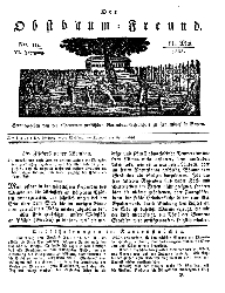 Der Obstbaumfreund, Jg.VI, 11. Mai 1833, No 19.