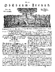Der Obstbaumfreund, Jg.VII, 19. April 1834, No 16.