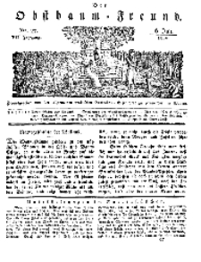 Der Obstbaumfreund, Jg.VII, 6. Juli 1834, No 27.