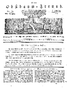 Der Obstbaumfreund, Jg.VII, 6. October 1834, No 40.