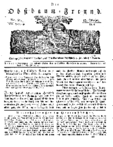 Der Obstbaumfreund, Jg.VII, 13. October 1834, No 41.
