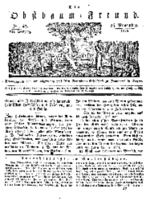 Der Obstbaumfreund, Jg.VII, 24. November 1834, No 47.