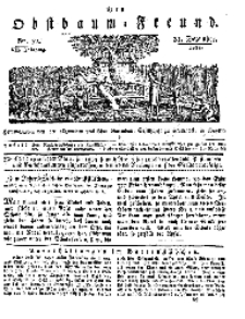 Der Obstbaumfreund, Jg.VII, 31. Dezember 1834, No 52.