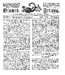 Blumen-Zeitung, Jg. VI, Juli 1833, No 14.