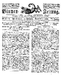 Blumen-Zeitung, Jg. VI, September 1833, No 18.