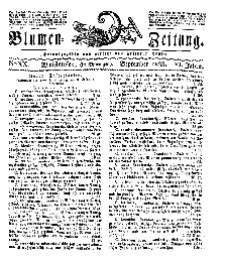 Blumen-Zeitung, Jg. VI, September 1833, No 20.