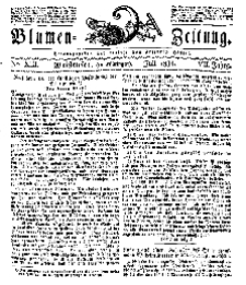 Blumen-Zeitung, Jg. VII, Juli 1834, No 13.