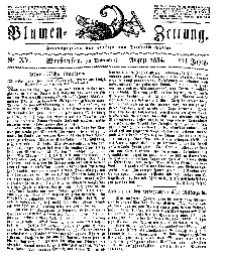Blumen-Zeitung, Jg. VII, August 1834, No 15.