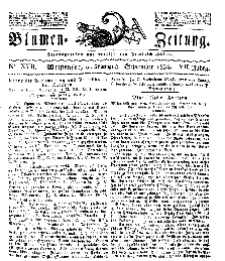 Blumen-Zeitung, Jg. VII, September 1834, No 17.