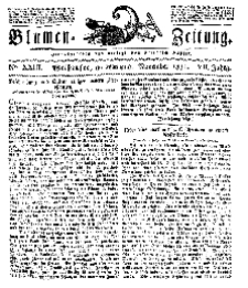 Blumen-Zeitung, Jg. VII, November 1834, No 23.