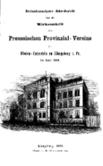 Dreiundzwanzigster Jahresbericht über die Wir