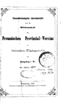 Einundreissigster Jahresbericht über die Wirksamkeit...