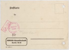 Postkarte: Maggi-Gesellschaft