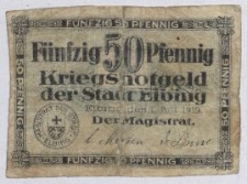 Notgeld elbląski (50 Pfennig)