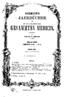 Schmidt’s Jahrbücher der in- und ausländischen gesammten Medicin, 1884 (Nr 8), Bd. 203, No 2.