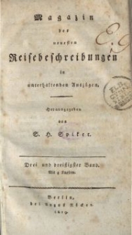 Magazin der neuesten Reisebeschreibungen in unterhaltenden Auszügen, Bd. 33, 1819