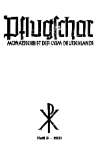 Die Pflugschar : Monatsschrift der CVJM Deutschlands, 13 Jg. 1931, Nr 3.