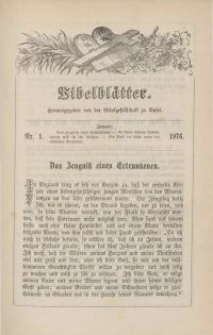 Bibelblätter, Nr. 1, 1876