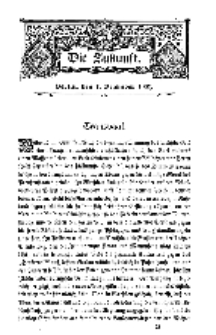 Die Zukunft, 7. Dezember, Bd. 37.