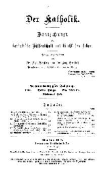 Der Katholik... 87. Jahrgang. 1907. - 3. Folge. - Bd. XXXVI. 7. Heft