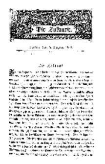 Die Zukunft, 3. August, Bd. 36.