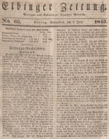 Elbinger Zeitung, No. 66 Sonnabend, 3. Juni 1843