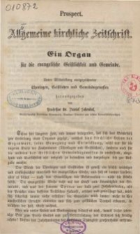Allgemeine kirchliche Zeitschrift