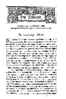 Die Zukunft, 28. October, Bd. 29.