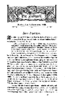 Die Zukunft, 4. November, Bd. 29.