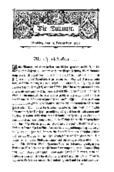 Die Zukunft, 9. Dezember, Bd. 29.