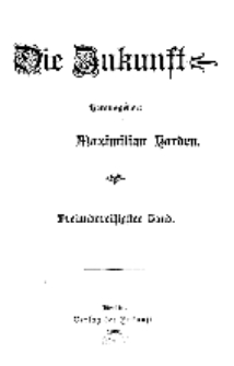 Die Zukunft, 6. October, Bd. 33.