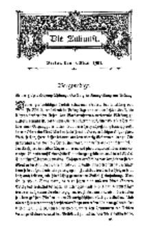 Die Zukunft, 9. März, Bd. 34.