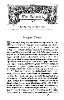 Die Zukunft, 30. März, Bd. 34.