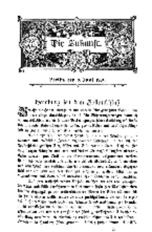 Die Zukunft, 8. Juni, Bd. 35.