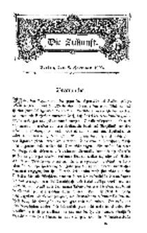 Die Zukunft, 8. Februar, Bd. 38.